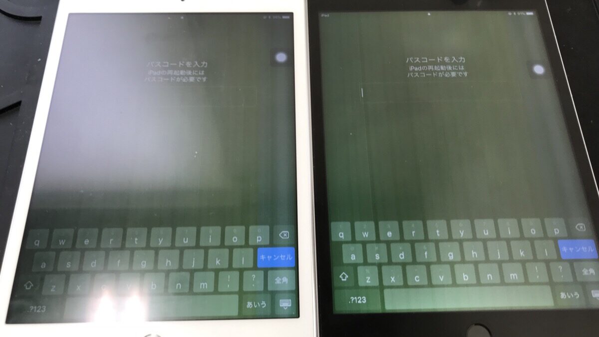iPad mini3の液晶に縦線が…しかも2台(；ﾟДﾟ)その原因を探っていきます！