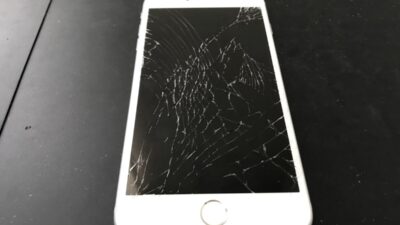 iPhone6sPlusのガラス割れ修理-最短15分修理