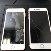画面が割れたiPhone7Plus(2台)