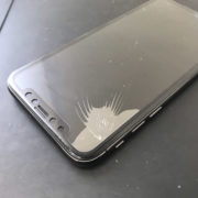 画面修理前のiPhoneX