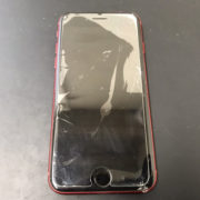 画面修理前のiPhone7(PRODUCT)RED