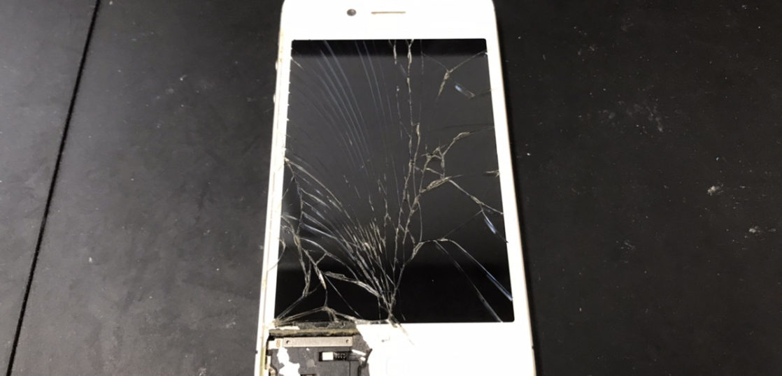 画面修理前のiPhone4s