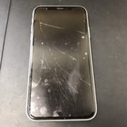 画面修理前のiPhoneXR