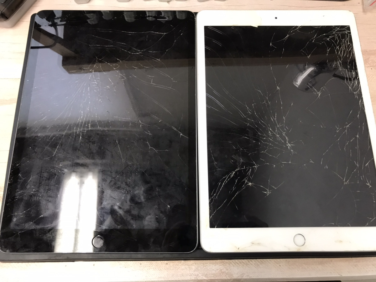 iPad画面割れの複数同時での修理依頼も即日対応！