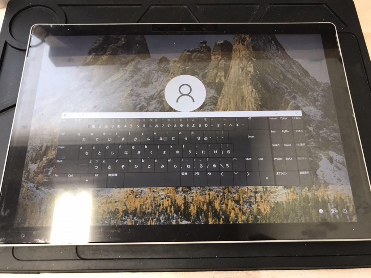 Surface Pro7を落下させてから液晶表示とタッチ操作に問題が起きるようになった
