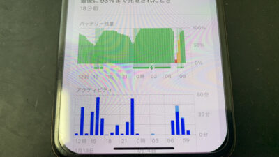 突然電源が落ちるようになったiPhoneXSのバッテリー交換依頼