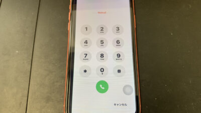 液晶の左端が黒くなったiPhoneXRの画面交換修理