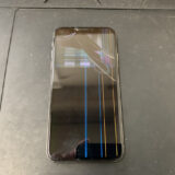 液晶が完全に壊れてしまったiPhoneXの画面交換修理