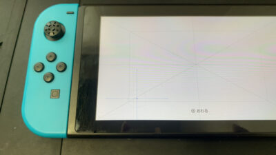 誤作動で操作しづらくなったNintendo Switchの修理依頼