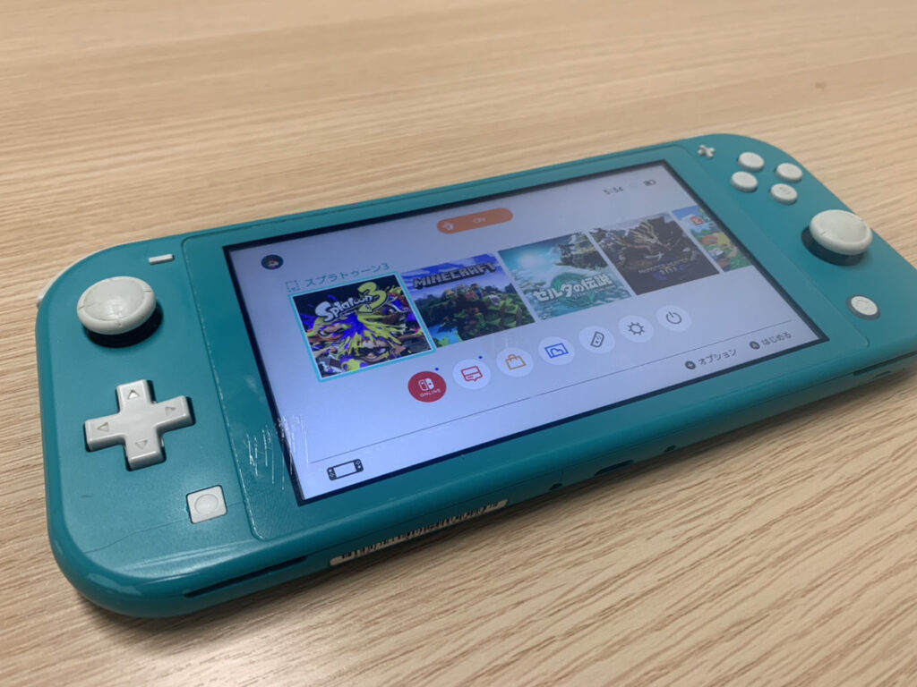 無事復旧したNintendo Switch Lite