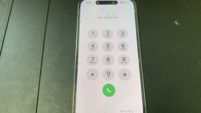 画面が割れたiPhone15の修理依頼も受注可能です！