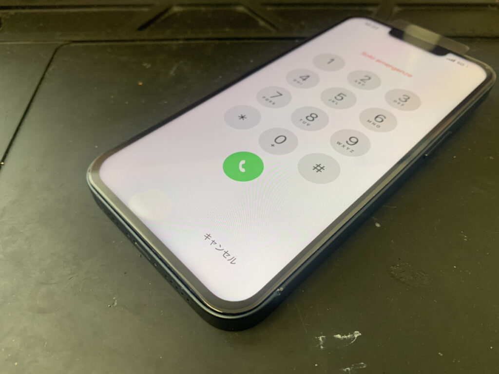 画面を交換したiPhone13Pro