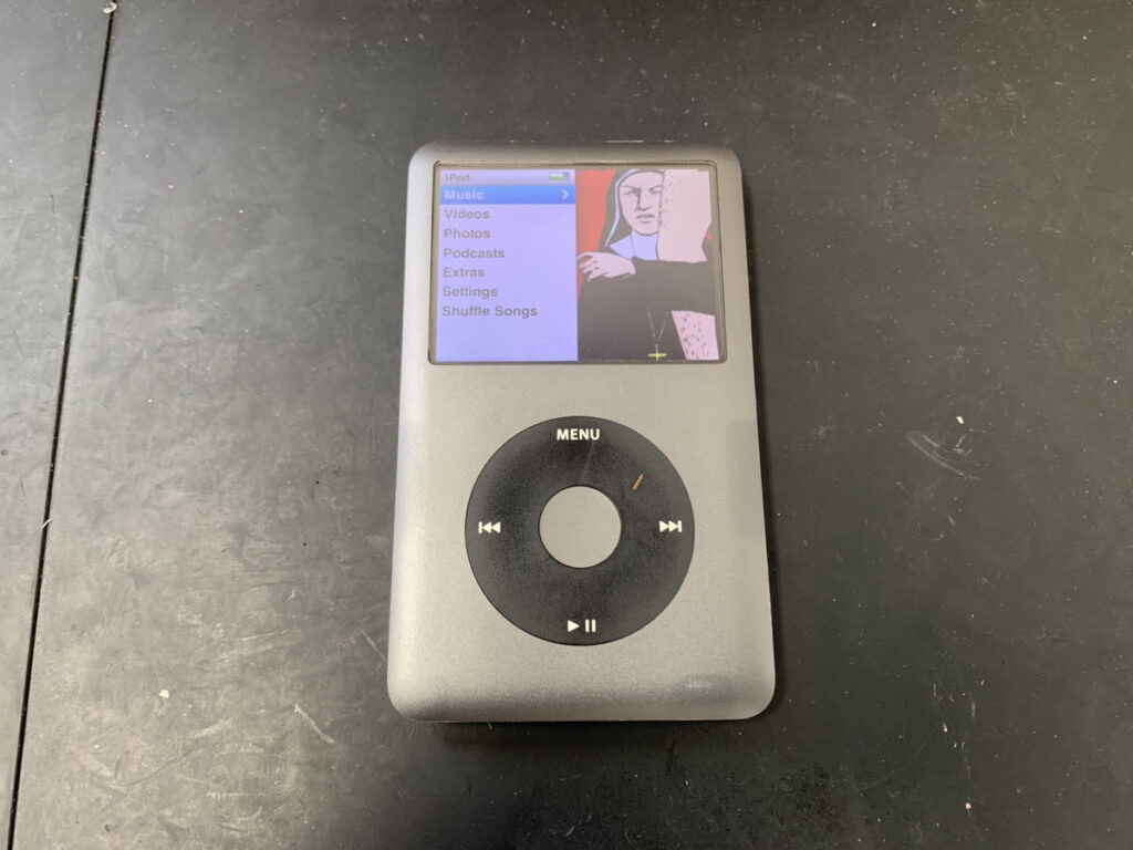 バッテリー交換後のiPod Classic