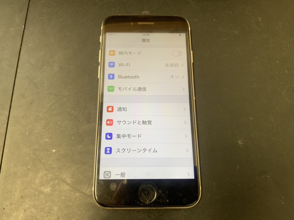 画面交換後のiPhoneSE3