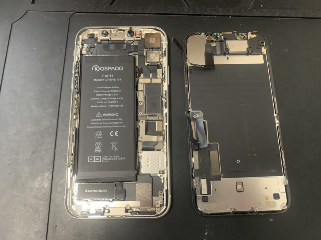 自己修理失敗したiPhone11