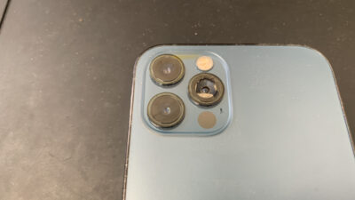 iPhoneのカメラレンズが割れたら早めに修理に出しましょう！