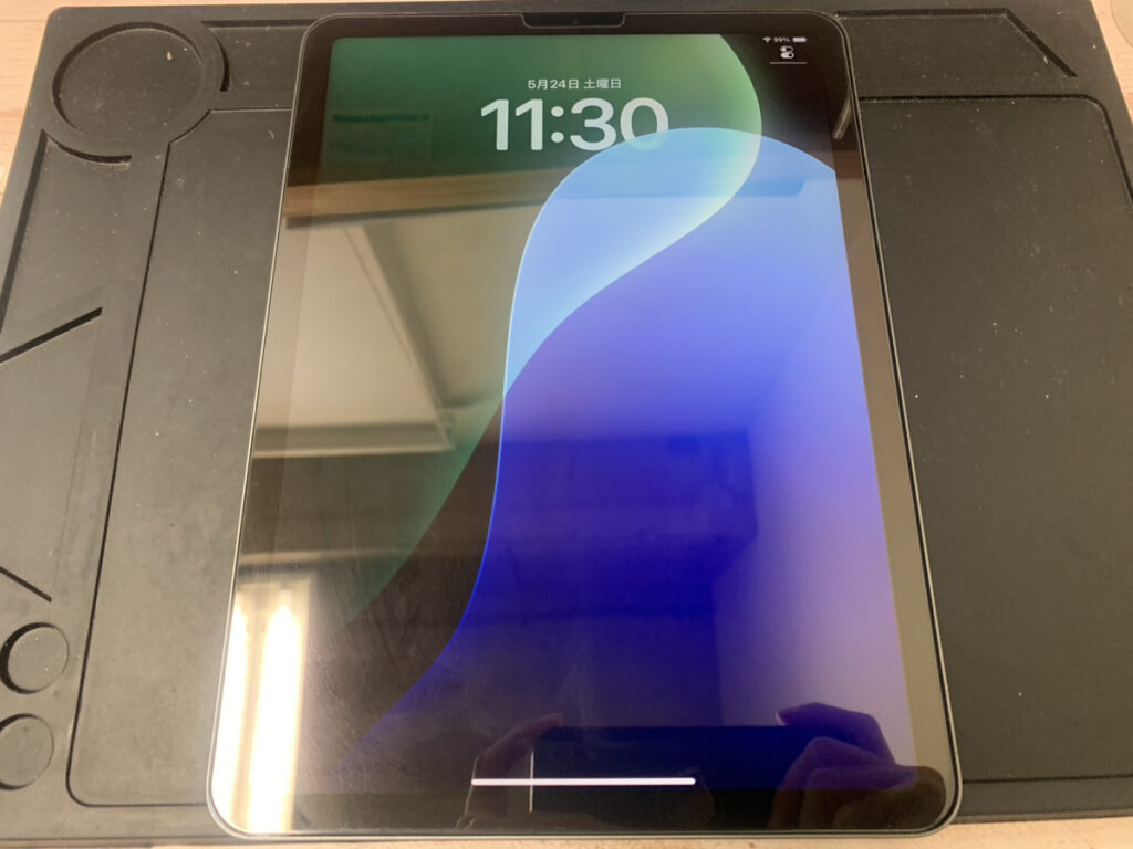 電源ボタン修理後のiPad Air4