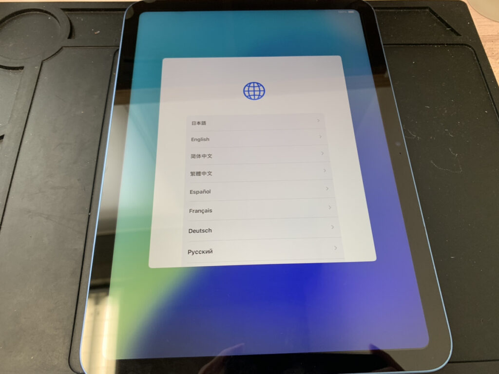 スリープボタン修理後のiPad第10世代