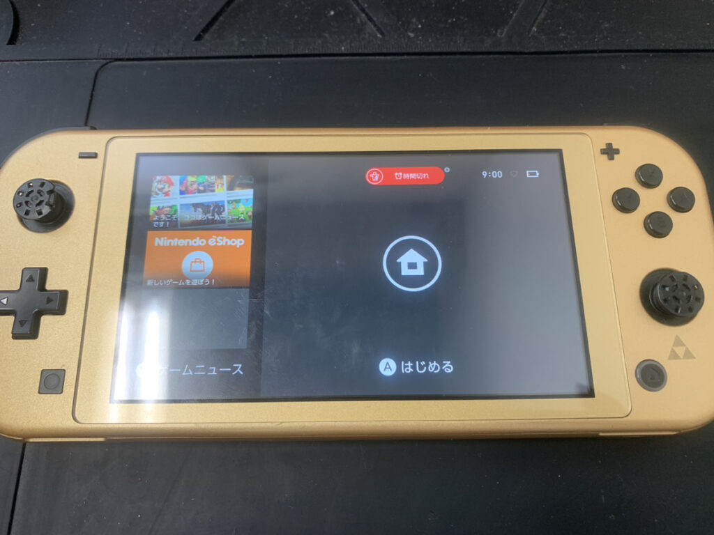 基板修理後のスイッチライト