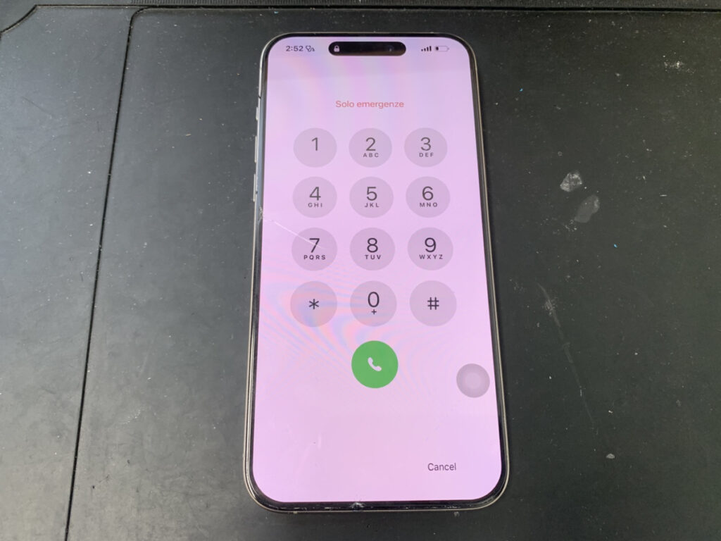 修理後のiPhone15ProMax