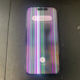 画面が壊れているiPhone15Pro