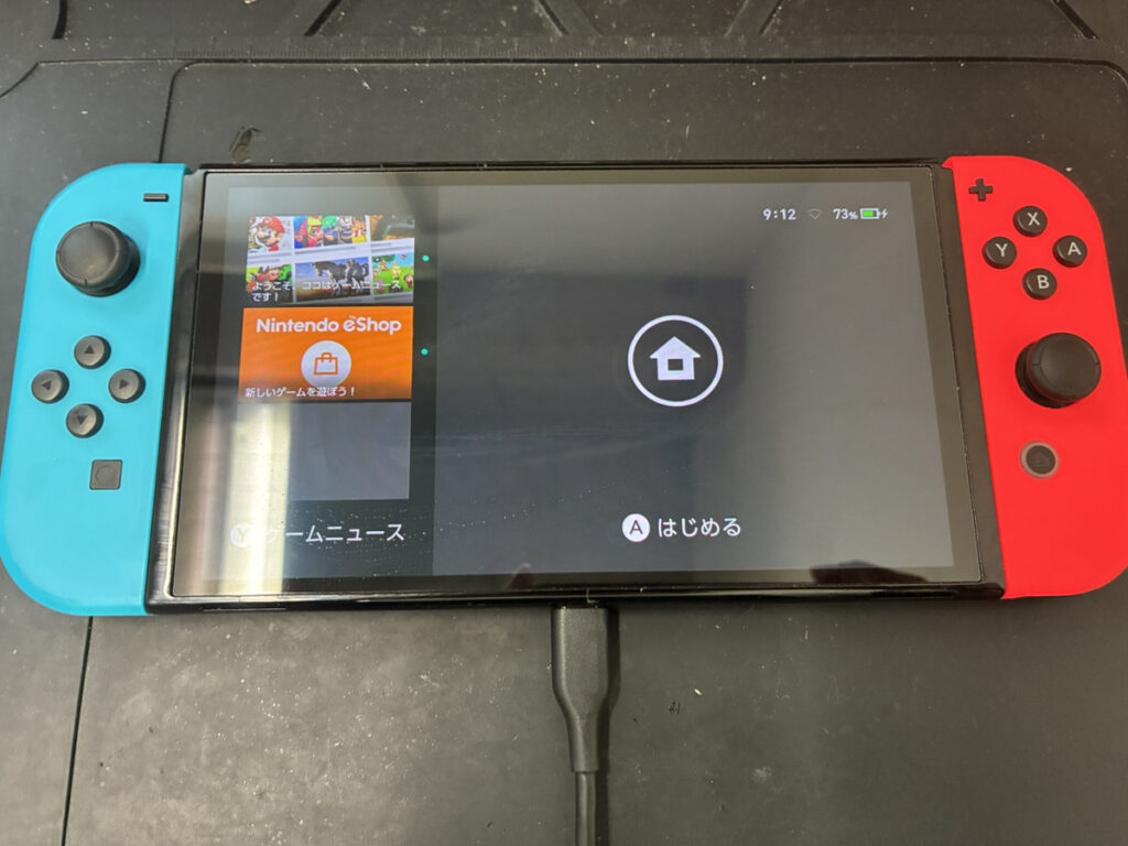 無事復旧したNintendo Switch有機ELモデル