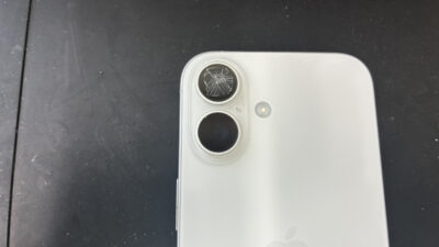 iPhone16のカメラレンズ割れ修理もクイックリペアプラス鹿児島店へ！