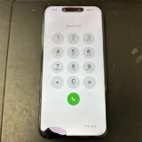 液漏れが起きているiPhone15ProMax