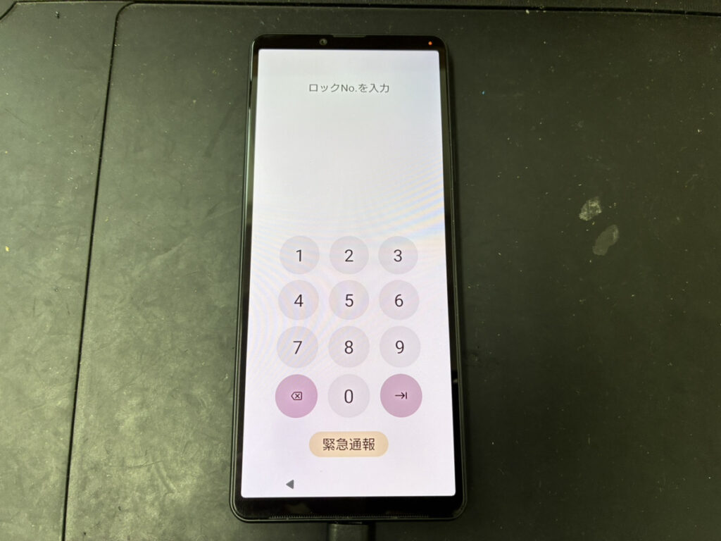 電源ボタン修理後のXperia 10Ⅳ