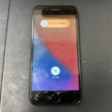 画面が壊れているiPhoneSE3