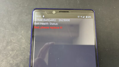 XPERIAのバッテリー交換も機種によっては即日で対応可能です！