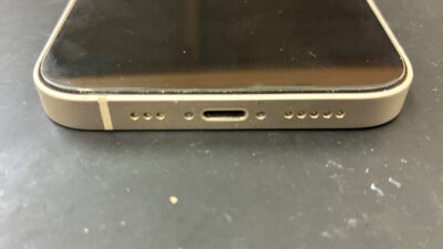 iOSアップデート後に音が出なくなったiPhone13のスピーカー修理