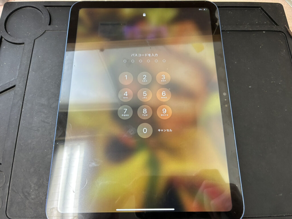 画面交換後のiPad第10世代