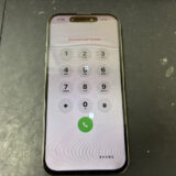 画面が壊れているiPhone16