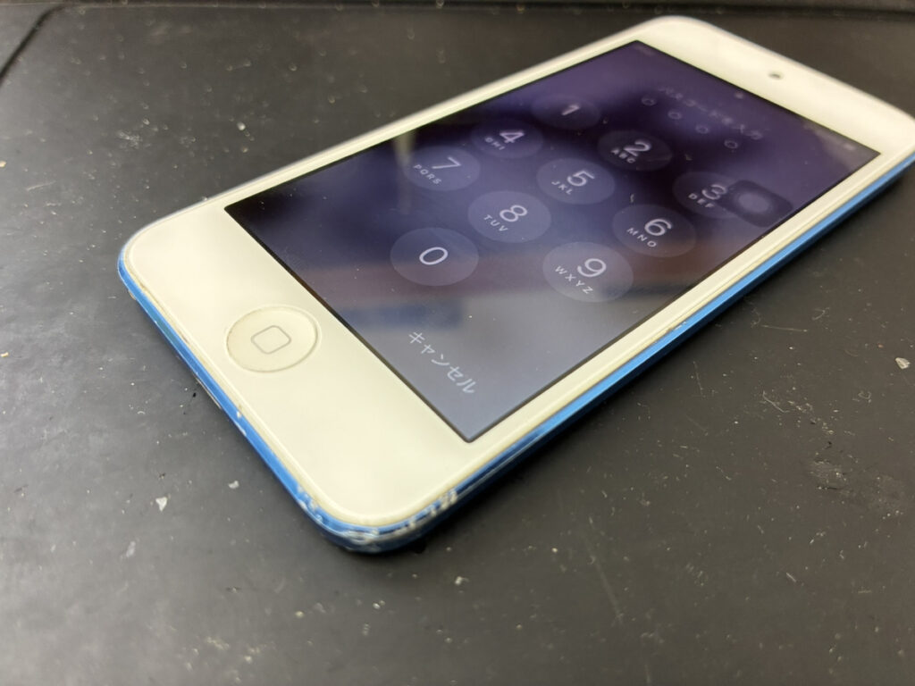 バッテリー交換後のiPod Touch7