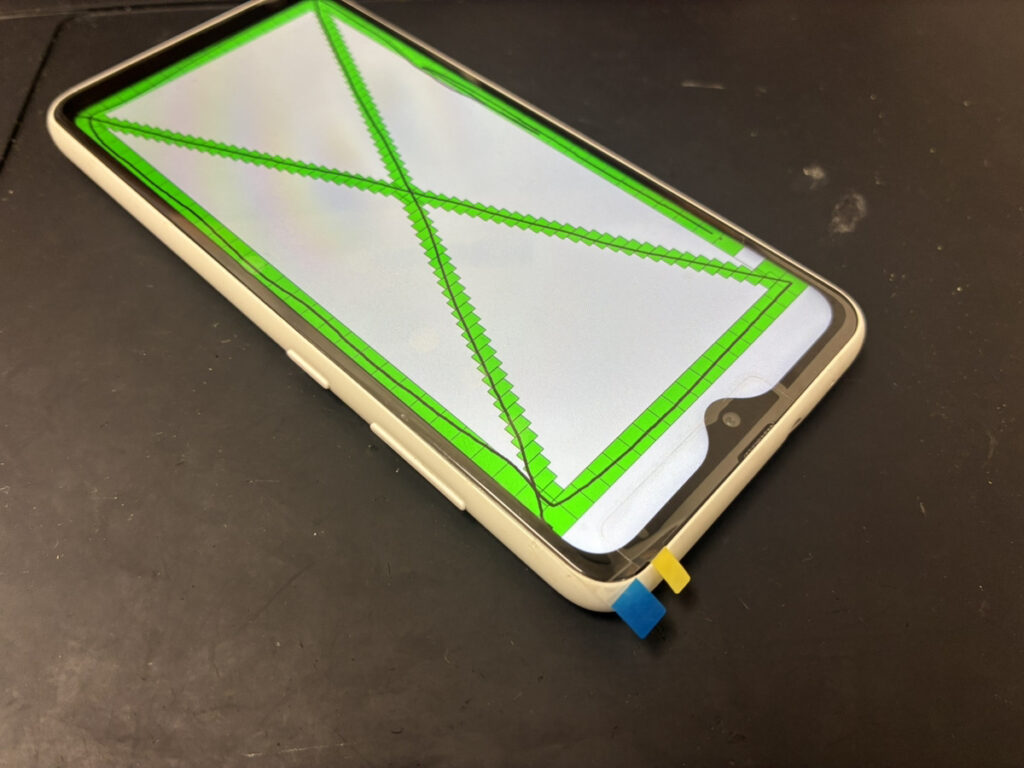 画面交換後のGalaxy A22