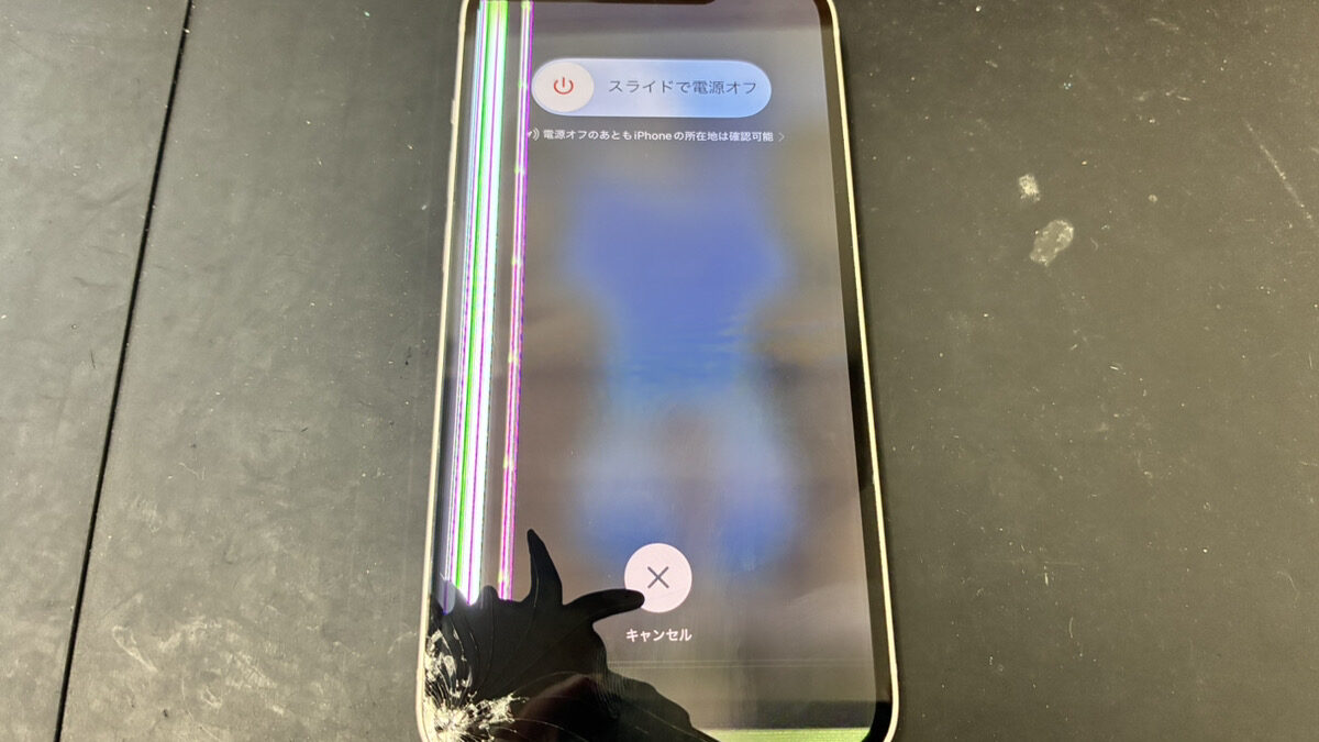 【鹿児島】iPhone 14の画面修理｜液漏れとタッチ不良が発生したiPhoneを修理しました