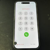 液漏れが起きているiPhone16